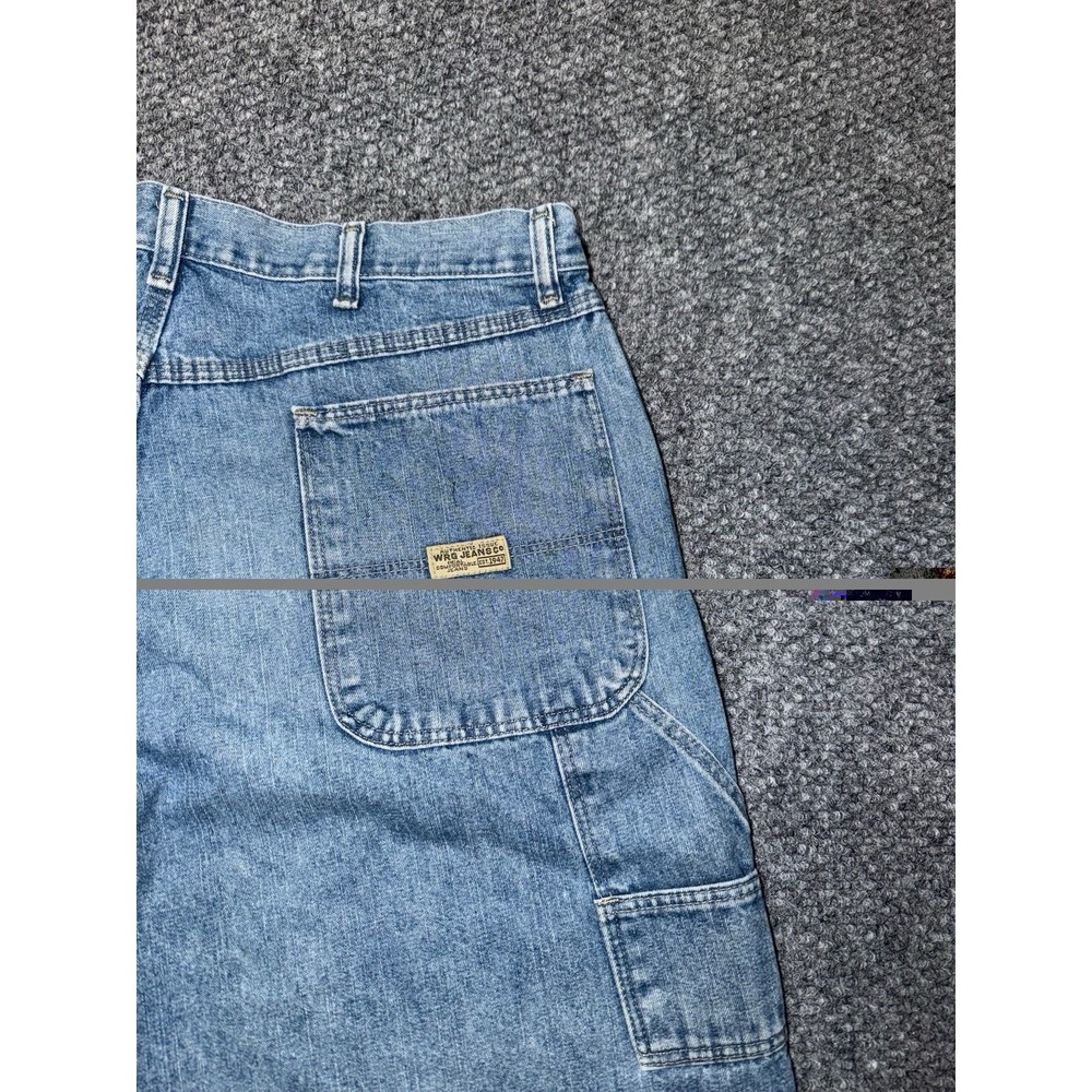 Wrangler Authentics Men's Carpenter Jeans 36x30 Light Wash - Picture 4 of 9